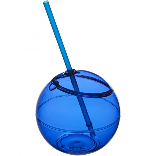 Promotional Fiesta 580 ml beverage ball with straw - Image 7