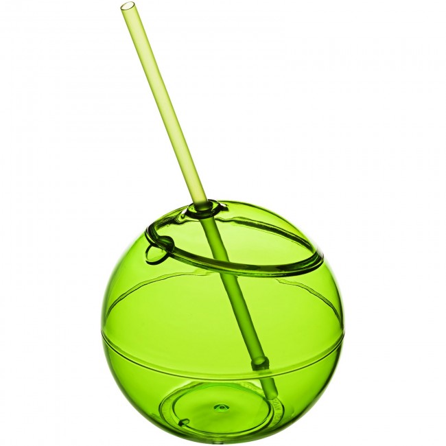 Promotional Fiesta 580 ml beverage ball with straw - Image 5