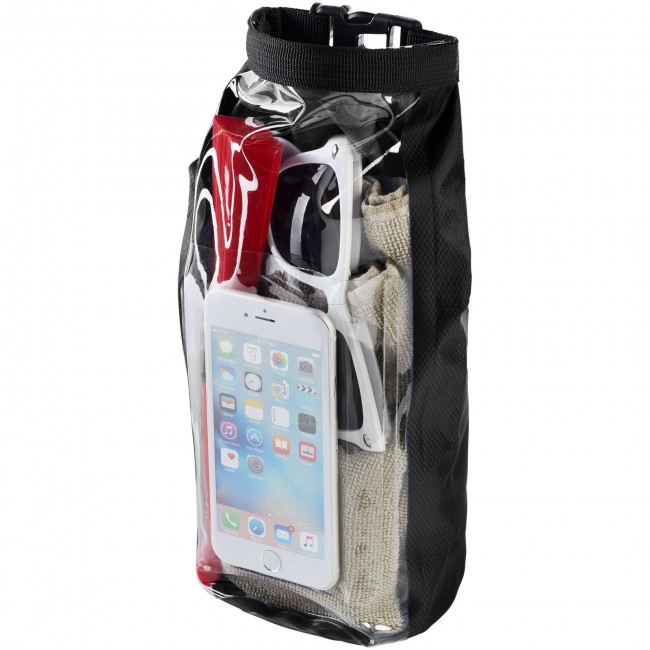 Promotional Tourist 2 litre waterproof bag with phone pouch - Image 6