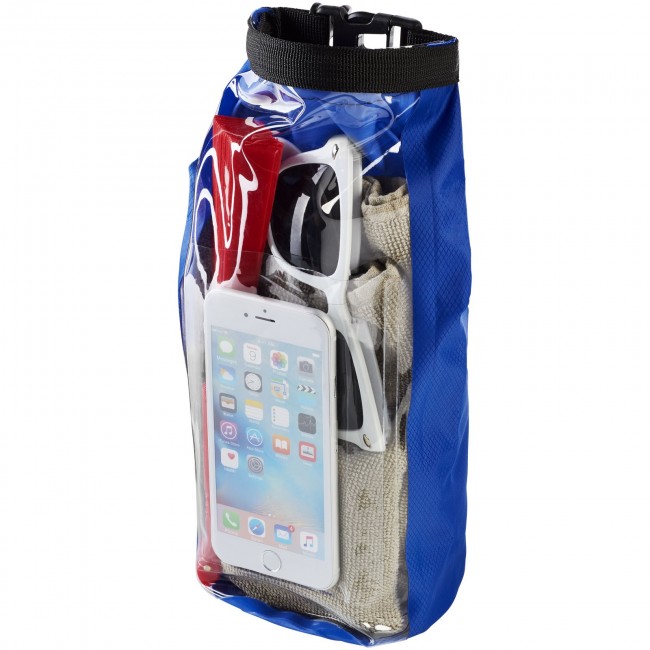 Promotional Tourist 2 litre waterproof bag with phone pouch - Image 5