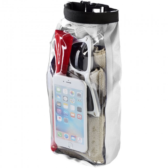 Promotional Tourist 2 litre waterproof bag with phone pouch - Image 3