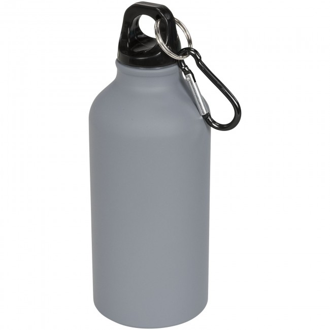 Promotional Oregon matte 400 ml sport bottle with carabiner - Image 2