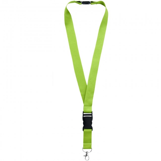 Promotional Yogi lanyard with detachable buckle - Image 1