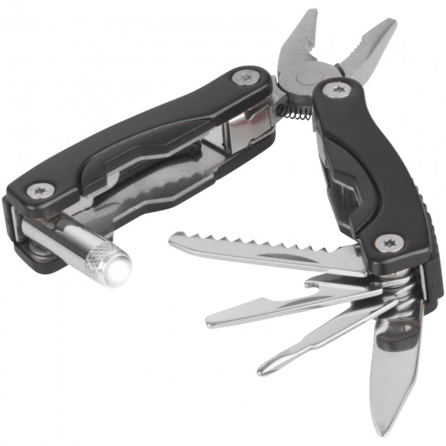 Promotional Casper 8-function multi-tool with LED flashlight - Image 1