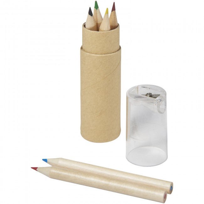 Promotional Kram 7-piece coloured pencil set - Image 3