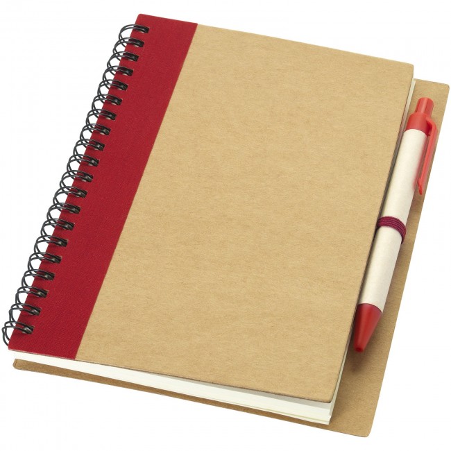 Promotional Priestly recycled notebook with pen - Image 3