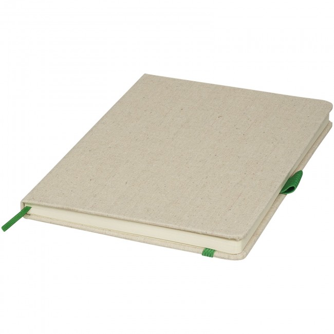 Promotional Luna A5 canvas notebook - Image 1