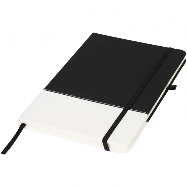 Promotional Two-tone A5 colour block notebook - Image 4