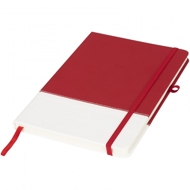 Promotional Two-tone A5 colour block notebook - Image 2