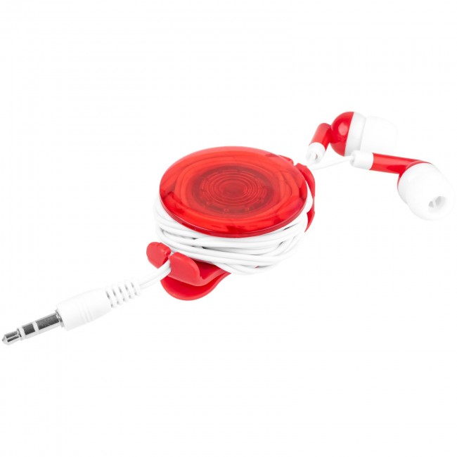 Promotional Strix earbuds with tangle-free light-up case - Image 3