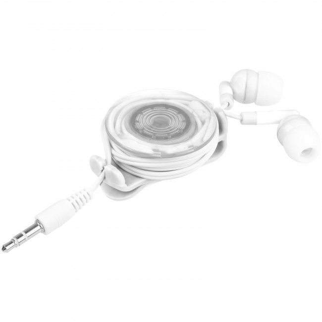 Promotional Strix earbuds with tangle-free light-up case - Image 1