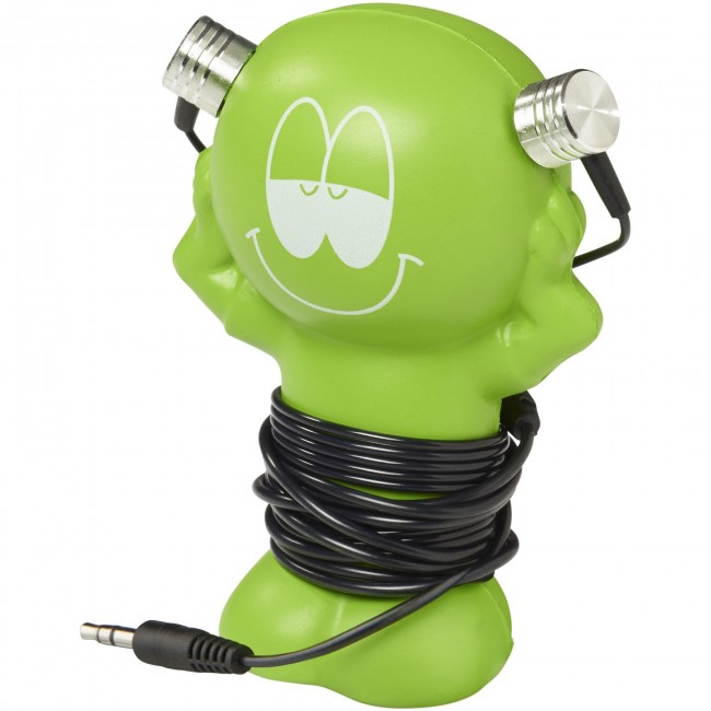 Promotional Best friend earbuds with amusing coiling stand - Image 1