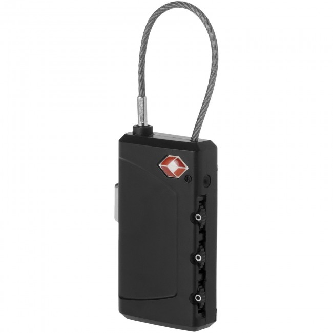 Promotional Phoenix TSA-compliant luggage tag and lock