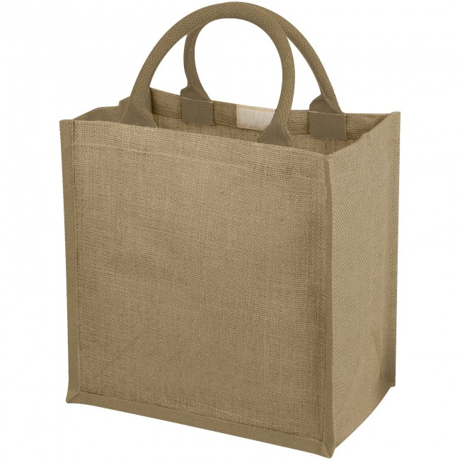 Promotional Chennai tote bag made from jute - Image 4