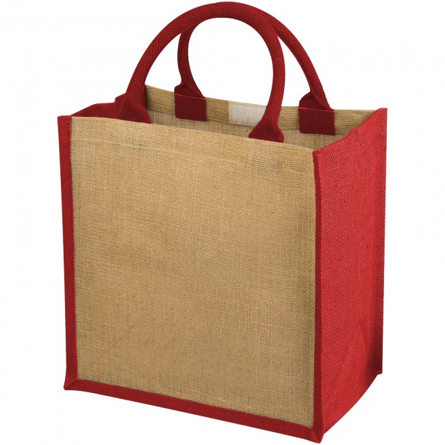 Promotional Chennai tote bag made from jute - Image 1