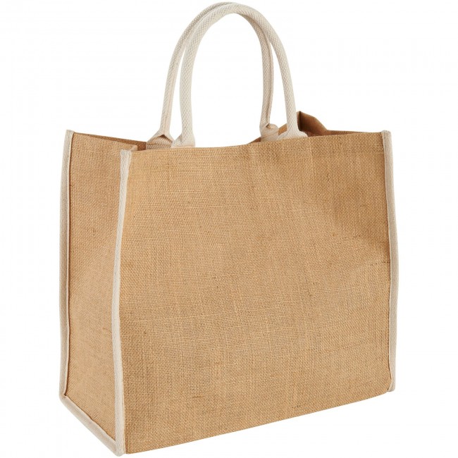 Promotional Harry large tote bag made from jute - Image 4