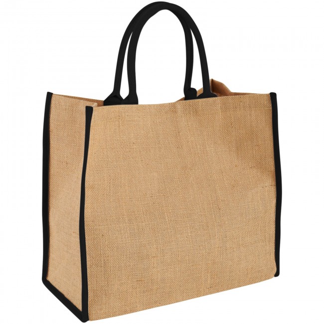 Promotional Harry large tote bag made from jute - Image 3