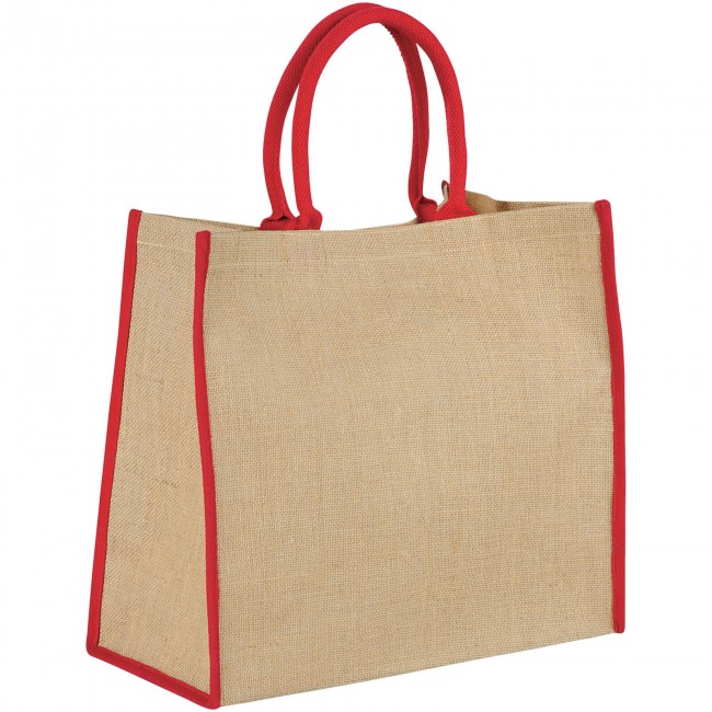 Promotional Harry large tote bag made from jute - Image 1