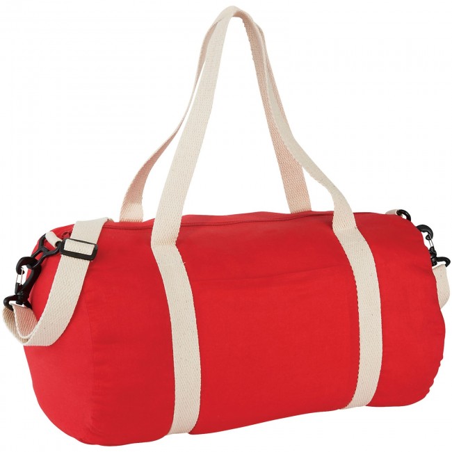 Promotional Cochichuate cotton barrel duffel bag - Image 2