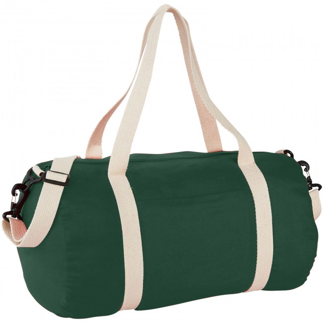 Promotional Cochichuate cotton barrel duffel bag - Image 1