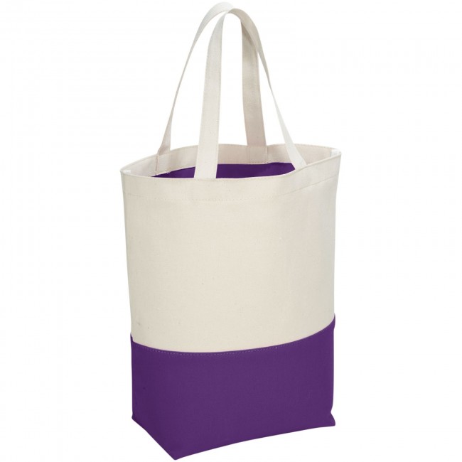 Promotional Colour-pop 284 g/m² cotton tote bag - Image 2