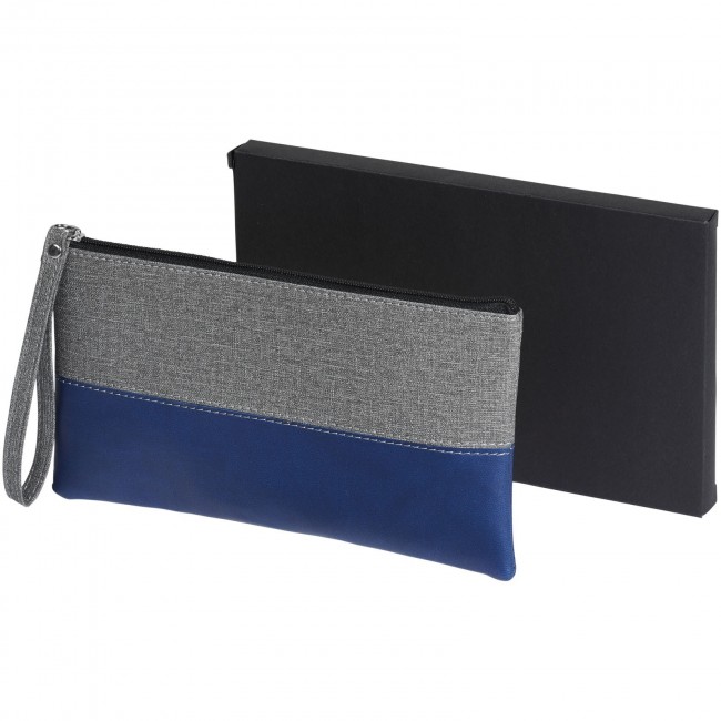 Promotional Heathered cosmetic bag - Image 1