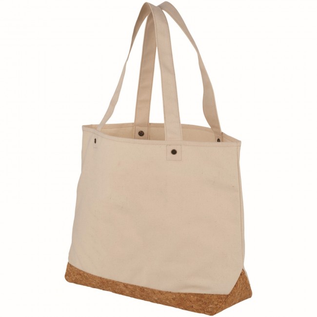 Promotional Napa 406 g/m² cotton and cork tote bag - Image 2