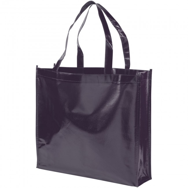 Promotional Shiny laminated non-woven shopping tote bag - Image 7