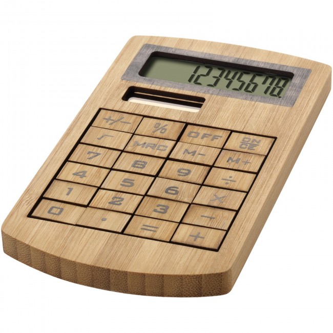 Promotional Eugene wooden calculator