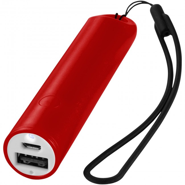 Promotional Bam 2200 mAh power bank with lanyard and LED light - Image 5