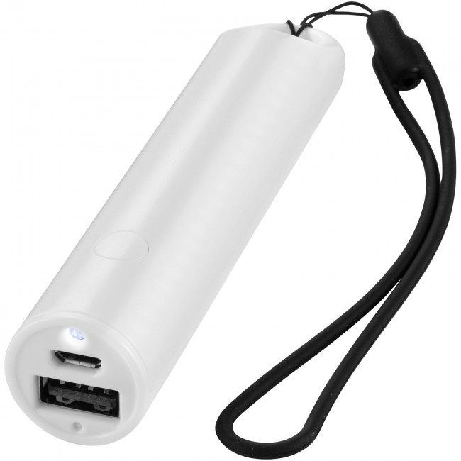 Promotional Bam 2200 mAh power bank with lanyard and LED light - Image 3