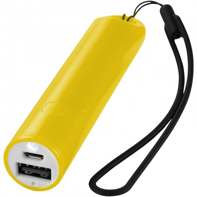 Promotional Bam 2200 mAh power bank with lanyard and LED light - Image 1