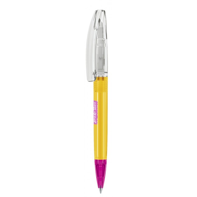 Promotional senator Bridge Mix & Match plastic ball pen (polished/clear)