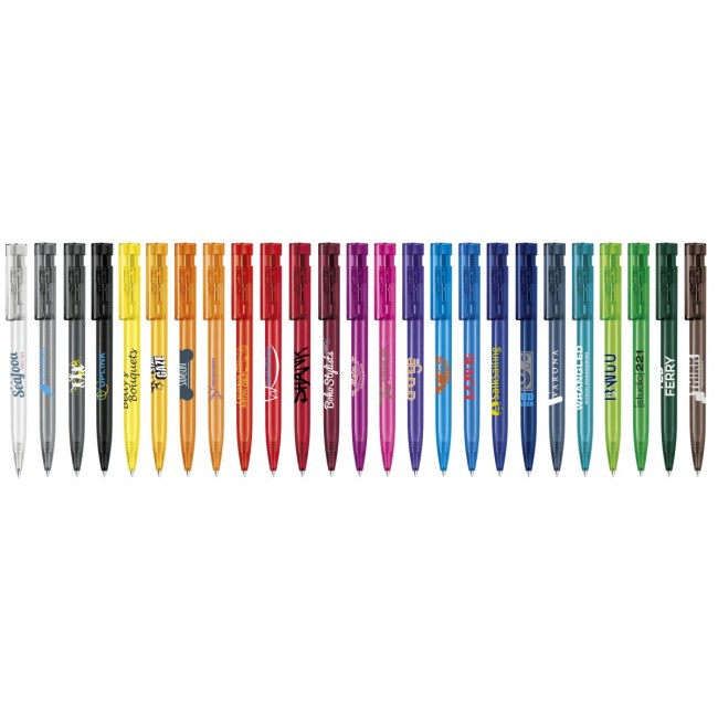 Promotional senator Liberty Clear plastic ball pen