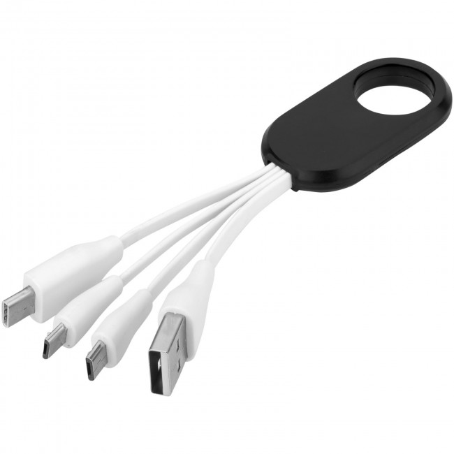 Promotional Troup 4-in-1 charging cable with type-C tip - Image 4