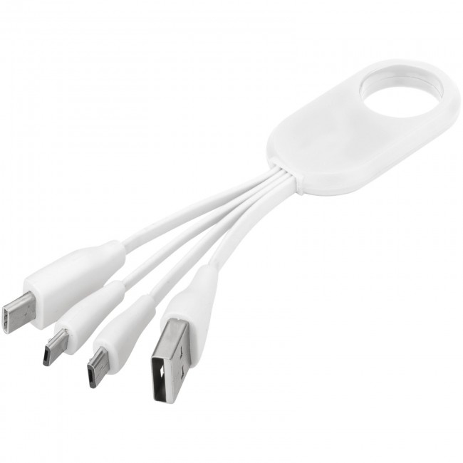 Promotional Troup 4-in-1 charging cable with type-C tip - Image 3