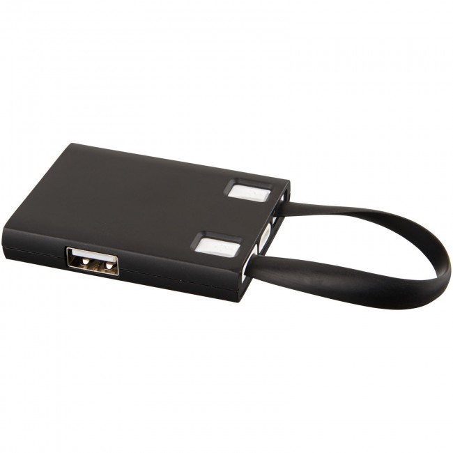 Promotional Revere 3-port USB hub with 3-in-1 cable - Image 4