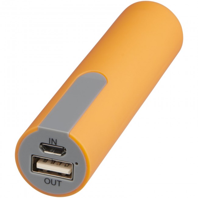 Promotional Rubber Coated Powerbank - WH - Image 2