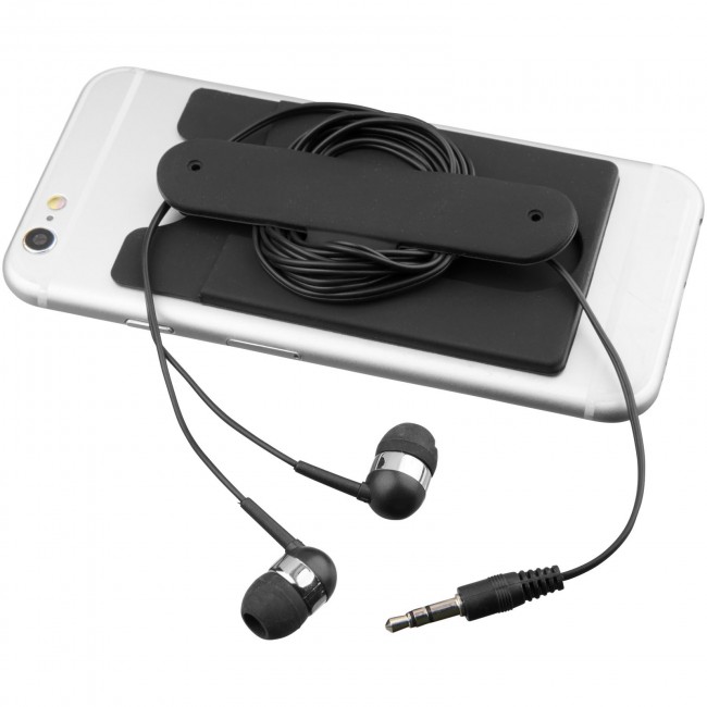 Promotional Wired earbuds and silicone phone wallet - Image 7