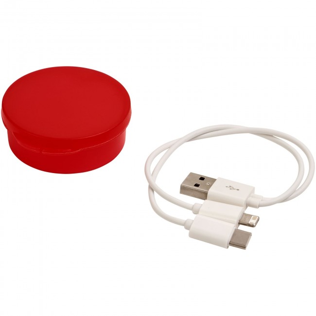 Promotional Versa 3-in-1 Charging Cable in Case - Image 1