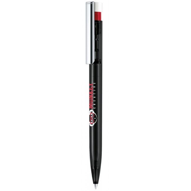 Promotional senator Liberty Mix & Match plastic ball pen (polished/clear MC)