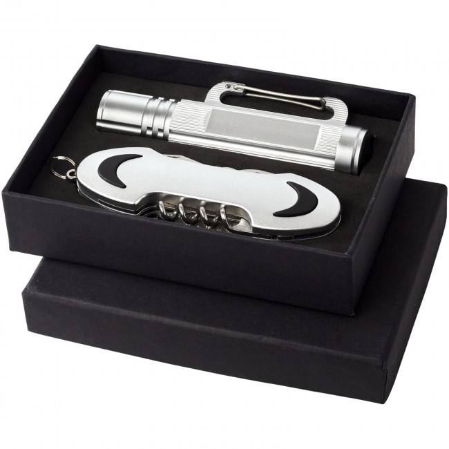 Promotional Ranger pocket knife and flashlight gift set - Image 1