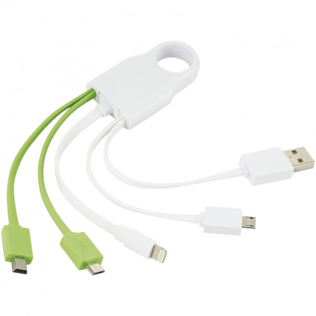 Promotional Squad 5-in-1 charging cable set - Image 1