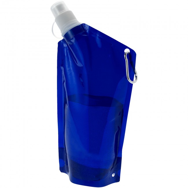 Promotional Cabo 600 ml water bag with carabiner - Image 1