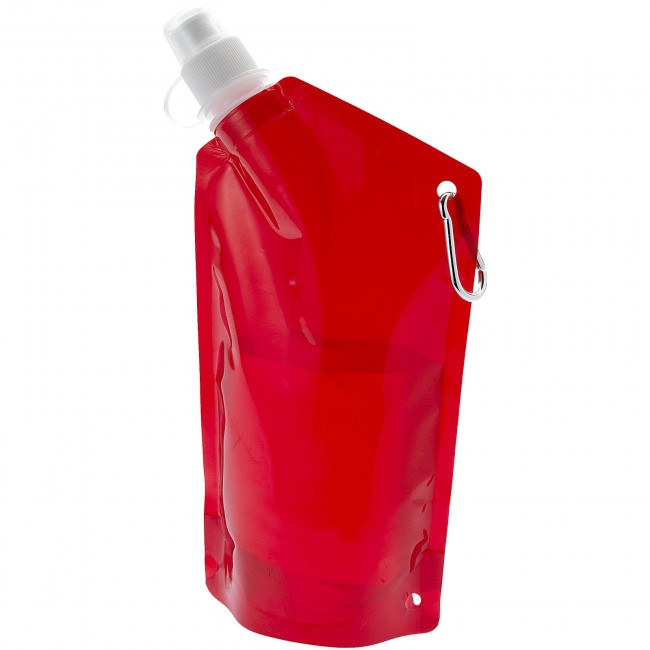 Promotional Cabo 600 ml water bag with carabiner - Image 2