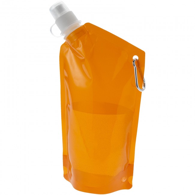 Promotional Cabo 600 ml water bag with carabiner - Image 3