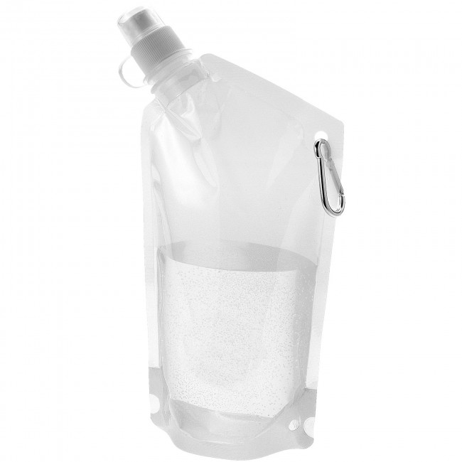 Promotional Cabo 600 ml water bag with carabiner - Image 4