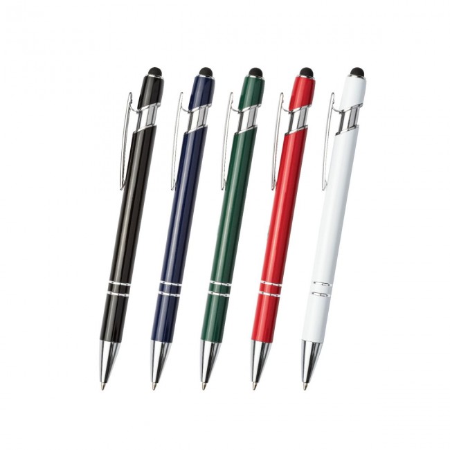 Promotional Satin Stylus Ballpen - Image 1