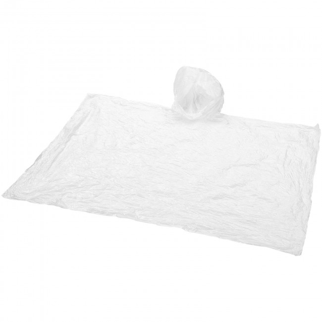 Promotional Huko disposable rain poncho with pouch - Image 2