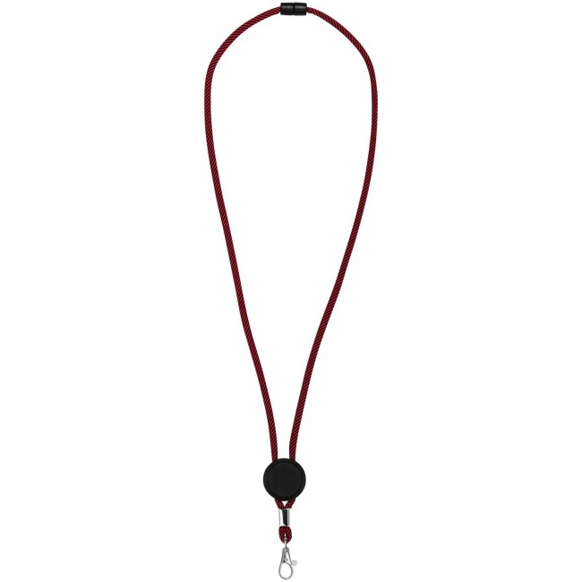 Promotional Hagen dual-tone lanyard with adjustable disc - Image 3